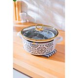 Acar Thea Emaye Kızartma Tenceresi - 22 cm - Renkli