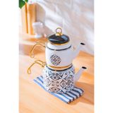 ACAR Thea Emaye Mini Çaydanlık Takımı - 1750 ml