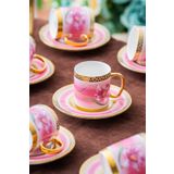 ACAR Tulip 6 Kişilik Kahve Fincanı Takımı - 90 ml