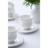 Acar Veronica Silver 6 Kişilik Kahve Fincan Takımı SYT-06060 - 90 ml