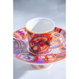 ACAR Whisper 6 Kişilik Porselen Kahve Fincanı Takımı - 90 ml RYL-07038/8-WHI Renkli RYL-07038/8-WHI