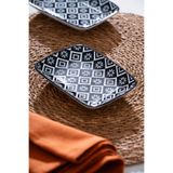 ACAR Willa Kare Sunum Tabağı - 12.5 cm POR-07140/72-SYH Renkli POR-07140/72-SYH