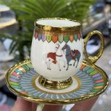 Acar Wilshire Lüx Porselen 1 Kişilik 2 Parça Kahve Fincanı Gray - 1 Adet - 90 ml