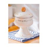 Acar Xap-07713 Made Wiht Love Ayaklı Emaye Şekerlik
