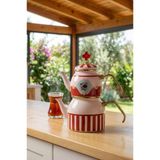 Acar Xap-10355 Chloe Collection Mini Emaye Çaydanlık Takımı
