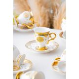 Acar Zaira 6 Kişilik Kahve Fincanı Takımı - 90 ml - 12 Adet