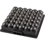 Acarlar Mutfak XDD-011737 Atom Kek Kalıbı Siyah 28 x 28 x 6 Cm Yapışmaz Kaplama Özellikli