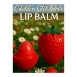 Acarlar Ticaret ÇİLEK KOKULU, ÇİLEK GÖRÜNÜMLÜ LİP BALM RUJ