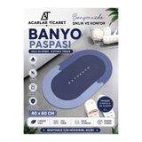 Acarlar Ticaret Sihirli Su Emici Anında Kurutma Yuvarlak Banyo Paspası
