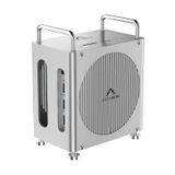 Acasis 8 In 1 Mac Mini M4 Workstation Thunderbolt 4, 2x Nvme Ssd, 3x USB 3.2, Sd/tf Card, 2x Dp 4k, Güç Düğmesi, 30W Pd, Type-C, Dock & SSD Kutusu (TB1201)