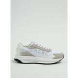 Acbc Beyaz-Gri Erkek deri Sneaker SHACBRUN