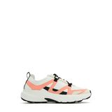 ACBC x DERİMOD Kadın Bej Bağcıklı Kalın Tabanlı Kumaş Sneaker 25SFD43556F