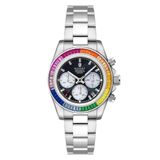 ACCELERO RAINBOW CHRONOGRAPH DX-2064-22 (Seiko VK63 Meca-Quartz Mekanizmalı) Erkek Kol Saati