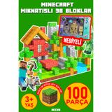 acces Minecraft Manyetik Blok 100 Parça Büyük Boy Küpler Hediye Figür Setli Eğitici STEM Oyuncak 3+ Yaş