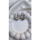 Accessories Gold Renk Bombeli Kalın Halka Küpe