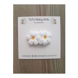 Accessories Papatya Saçsız Bebek Tokası, Az Saçlı Kız Bebek Tokası, Çıtçıtlı Toka ( Tek )