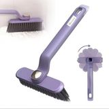 Accessorize Kingdom Çok Fonksiyonlu Banyo Plastik Temizleme Fırçası, Fayans Temizleme Fırçası, Banyo için Sert Kıl Dönen Aralık Boşluğu Temizleme Fırçaları, Zemin Temizleyici Fırça (çok Renkli)