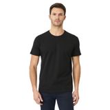 AC&Co / Altınyıldız Classics 4A4800000001SYHXS Slim Fit Bisiklet Yaka Kısa Kol Pamuklu Erkek Tişört Siyah