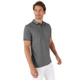 AC&Co / Altınyıldız Classics 4A4820200047SYH3XL Düğmeli Polo Yaka Cepsiz Slim Fit Erkek Tişört Siyah