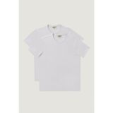 Ac&Co / Altınyıldız Classics 547236442 Slim Fit Bisiklet Yaka Düz Erkek Tişört 2'li Beyaz