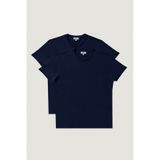 Ac&Co / Altınyıldız Classics 547236462 Slim Fit Bisiklet Yaka Düz Erkek Tişört 2'li Lacivert