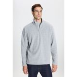 AC&Co / Altınyıldız Classics Anti-pilling Tüylenme Yapmayan Bato Yaka Soğuk Geçirmez Erkek Standart Fit Sweatshirt Polar