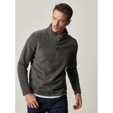 AC&Co / Altınyıldız Classics Anti-Pilling Tüylenme Yapmayan Standart Fit Dik Yaka Polar Sweatshirt, Renk Antrasit, Beden XL