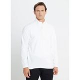 AC&Co / Altınyıldız Classics Anti-Pilling Tüylenme Yapmayan Standart Fit Dik Yaka Polar Sweatshirt, Renk Beyaz, Beden M