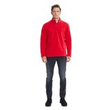AC&Co / Altınyıldız Classics Anti-Pilling Tüylenme Yapmayan Standart Fit Dik Yaka Polar Sweatshirt, Renk Kırmızı, Beden S