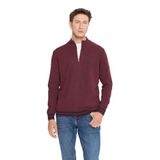 AC&Co Altınyıldız Classics Dik Yaka Standart Fit Pamuklu Triko Erkek Ceket Bordo S Beden