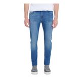 AC&Co / Altınyıldız Classics Ekstra Slim Fit Dar Kesim Pamuklu Rıss Jean Kot Denim Pantolon, Renk Lacivert-Lacivert, Beden 32