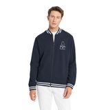 AC&Co Altınyıldız Classics Erkek 2 İplik Pamuklu Kolej Yaka Fermuarlı Sweatshirt Ceket Lacivert S
