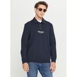 AC&Co Altınyıldız Classics Erkek 2 İplik Pamuklu Polo Yaka Sweatshirt Lacivert XL