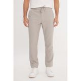 AC&Co / Altınyıldız Classics Erkek A.yesıl Slim Fit Dar Kesim Beli Bağlamalı Çizgili Yan Cepli Casual Jogger Pantolon A.yesıl