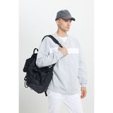 AC&Co / Altınyıldız Classics Erkek Açık Gri Oversize Bol Kesim Içi Polarlı 3 Iplik Kolej Yaka Desenli Sweatshirt Ceket