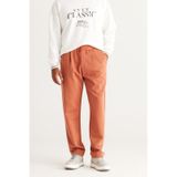 AC&Co / Altınyıldız Classics Erkek Acık Kahve Oversize Bol Kesim Desenli Pantolon Açık Kahverengi