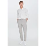 AC&Co / Altınyıldız Classics Erkek Açık Yeşil Slim Fit Dar Kesim Beli Bağlamalı Yan Cepli Casual Jogger Pantolon