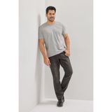AC&Co / Altınyıldız Classics Erkek Antrasit Diz İzi Yapmayan Pamuklu Esnek Denim Jean Kot Pantolon Ekstra Slim Fit Dar Kesim Rıss