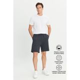 AC&Co / Altınyıldız Classics Erkek Antrasit Pamuklu Rahat Nefes Alabilen 2 İplik Cepli Örme Spor Şort Standart Fit