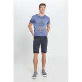 Ac&Co / Altınyıldız Classics Erkek Antrasıt Slim Fit Dar Kesim Pamuklu Esnek Denim Şort Antrasit