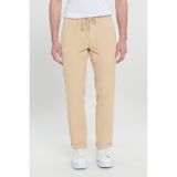 AC&Co / Altınyıldız Classics Erkek Bej Comfort Fit Rahat Kesim Yan Cepli Pantolon Bej