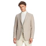 AC&Co Altınyıldız Classics Erkek Bej Slim Fit Mono Yaka Torba Cepli Blazer Ceket 50-6 Drop