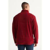 AC&Co / Altınyıldız Classics Erkek Bordo Anti-Pilling Tüylenme Yapmayan Standart Fit Bato Yaka Soğuk Geçirmez Polar Sweatshirt 4A5221100016BRDM
