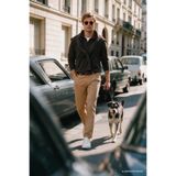 AC&Co / Altınyıldız Classics Erkek Camel Diz İzi Yapmayan Slim Fit Dar Kesim 5 Cep Pamuklu Kanvas Esnek Casual Pantolon