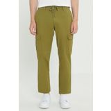 AC&Co / Altınyıldız Classics Erkek Haki Comfort Fit Rahat Kesim Pamuklu Esnek Yan Cepli Kargo Pantolon