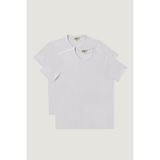 Ac&co / Altınyıldız Classics Erkek HAKI-GRI MELANJ Slim Fit Bisiklet Yaka 2'li Düz Tişört Paketi