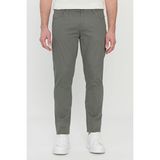 AC&Co / Altınyıldız Classics Erkek Haki Pamuklu Slim Fit Dar Kesim 5 Cep Esnek Casual Pantolon