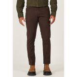 AC&Co / Altınyıldız Classics Erkek Kahverengı Slim Fit Dar Kesim 5 Cepli Desenli Esnek Pantolon Kahverengi