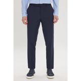 AC&Co / Altınyıldız Classics Erkek Lacivert Regular Fit Normal Kesim Yan Cepli Esnek Klasik Pantolon