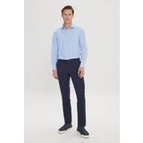 AC&Co / Altınyıldız Classics Erkek Lacivert Slim Fit Dar Kesim Esnek Klasik Pantolon